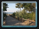 Schwarzer Busch Weg zum Strand
