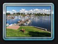 Kirchdorfer Hafen vom Kirchberg aus gesehen