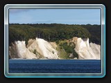 Kreideküste von See aus