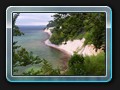 Blick auf die Kreideküste von oben