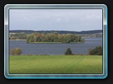 Blick vom Turm zum Krakower See