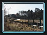 Nach der Wanderung durch den Wald kommt man zum Teterower Bergring.