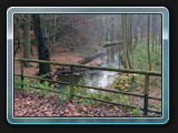 Lößnitz an der Brücke an der Zufahrt