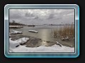 Sumpfsee im Schnee
