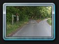 Wegkreuzung, der Start- und Zielpunkt der Wanderung