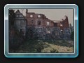 Schloss altes Foto, das zeigt, was für ein Ruine das Gebäude war