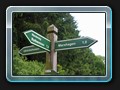 Wegweiser, Richtung Rothenmoor ist der richtige.