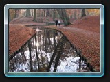 Herbst im Park, kurz vor dem runden Wasserspiel