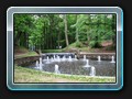 Runde Springbrunnenanlage