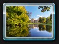 Blick zum Schloss vom Park aus