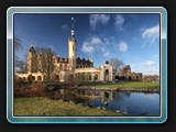 Schlossblick von der Liebesinsel aus, praktisch die Rückseite
