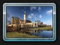 Schlossblick von der Liebesinsel aus, praktisch die Rückseite