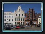 Der Marktplatz, das Zentrum von Wismar