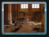 archäologische Untersuchungen während der Neuaufbaus
