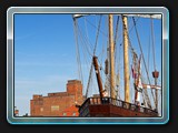 Alter Hafen mit Poeler Kogge