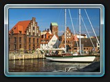 Blick zur Altstadt am Alten Hafen