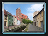 Entlang der Frischen Grube noch einmal dieser schöne Blick.